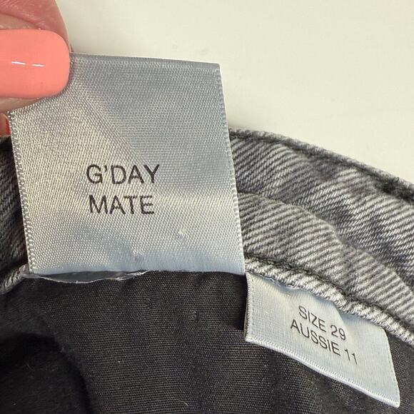 Rolla's | Heidi High Rise Loose Straight Jeans | Gray | Size 29 - Picture 13 of 14